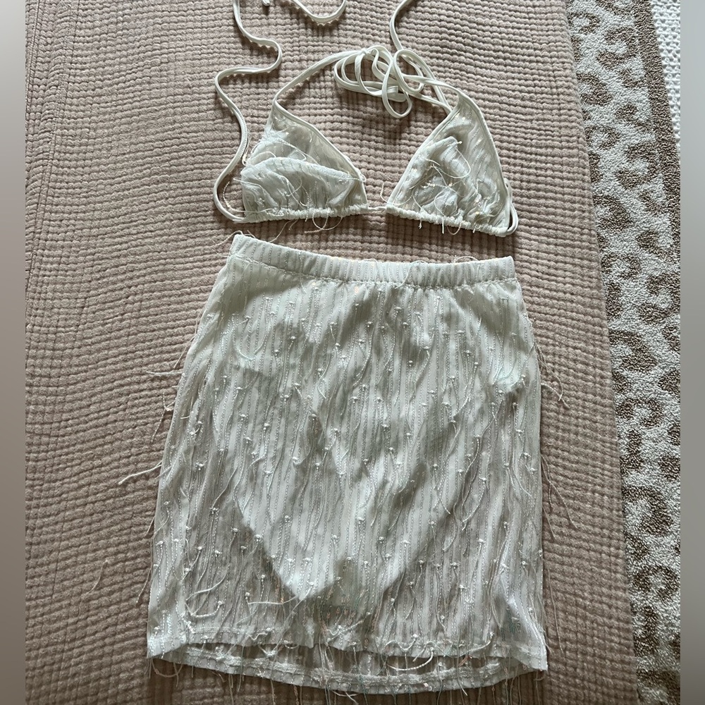 White Sheer Festival Set